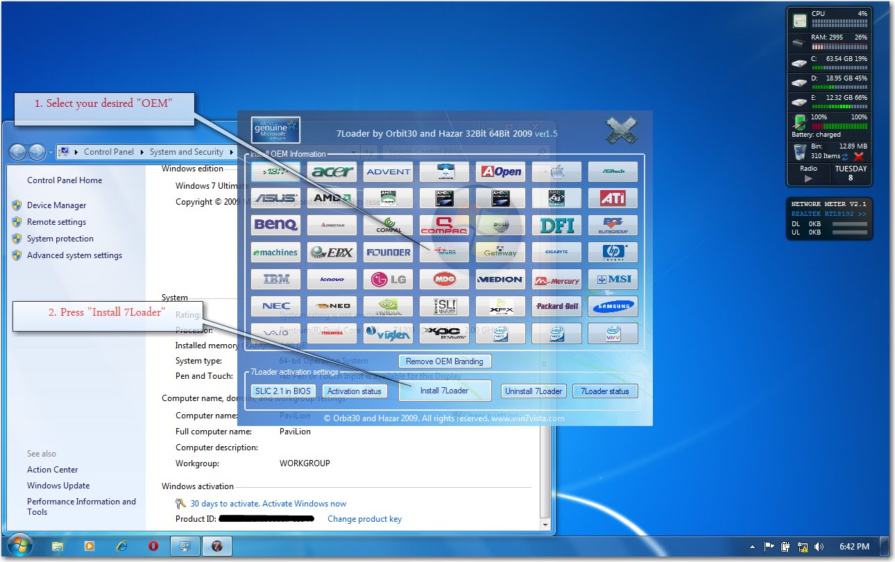 Free Activate Windows Vista