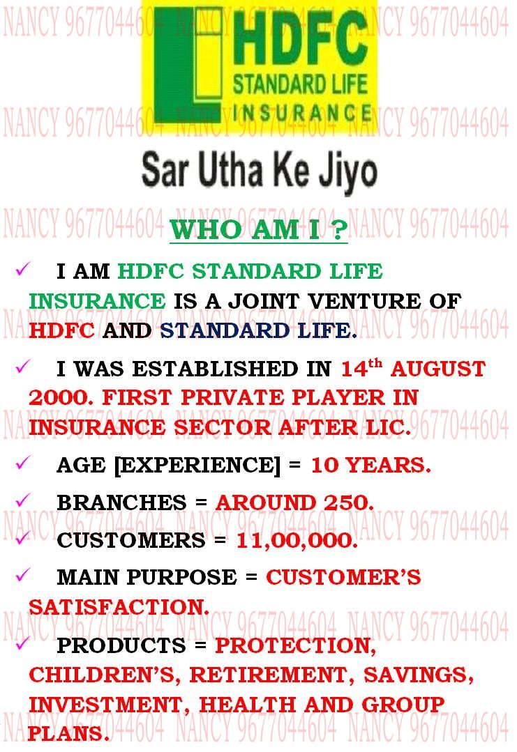 NANCY 09677044604 / HISTORY OF HDFC