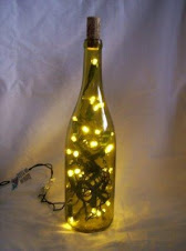 Green Wine Bottle Lamp