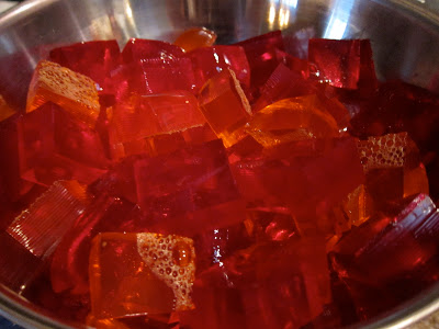 Not sure how to make jello firm enough to cut, like Jigglers? Here's the Jello secret. It is so easy that you wont believe it and your kids will love it. #WomenLivingWell #jello #easyrecipe #jigglers