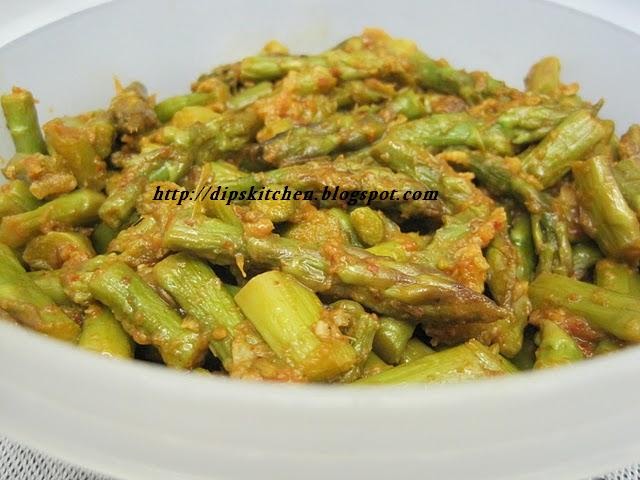 Asparagus Sabzi