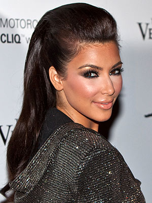 kim kardashian hair up styles. hair Kim Kardashian#39;s Curly