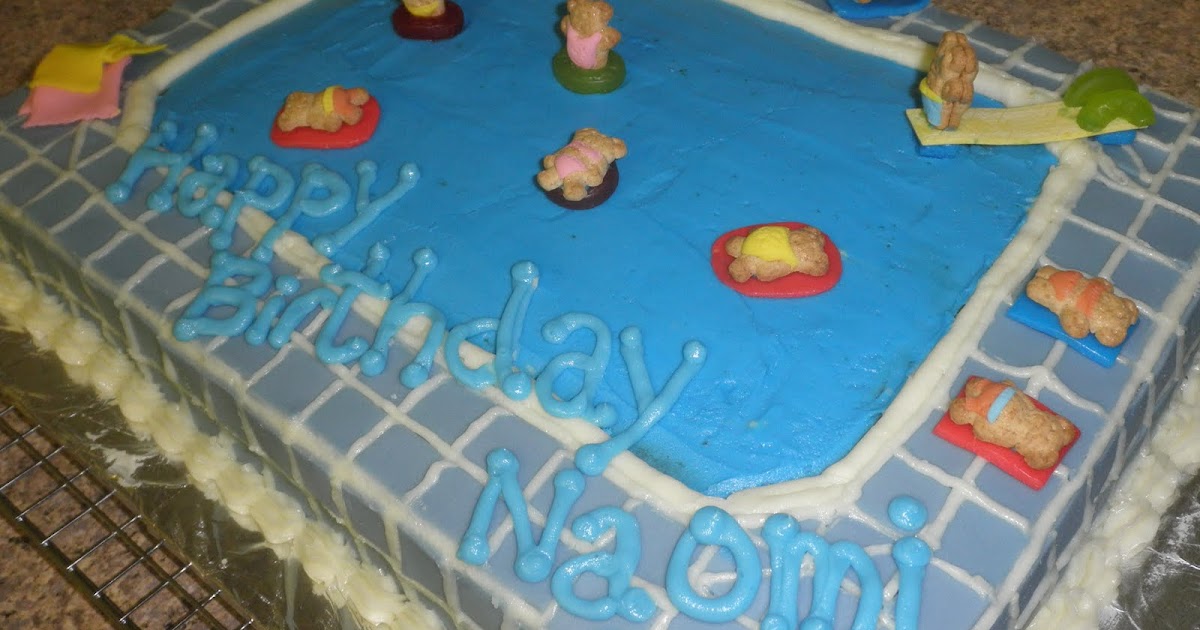 Cakes By D: Pool Party- Birthday Cake