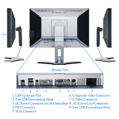 dell monitor 2009w usb manual