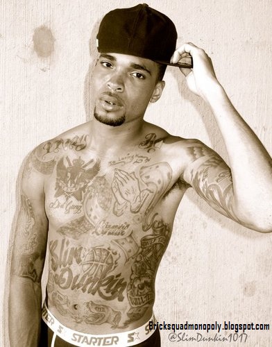 slim dunkin tattoo