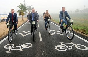 TERMINADOS 25 KILOMETROS DE CARRIL BICI EN LA CIUDAD DE MURCIA