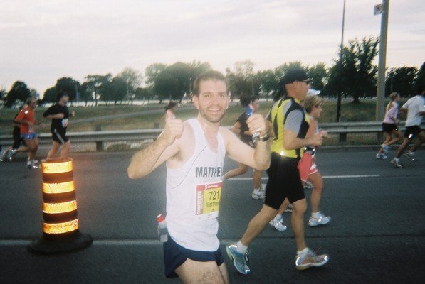 My first marathon Toronto 2007