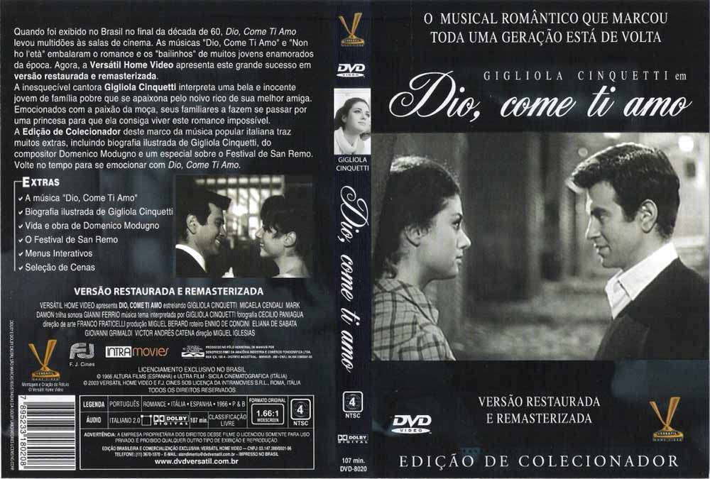 MEMORIA MUSICAL E ARTISTICA DO BRASIL E DO MUNDO DIO COME TI AMO