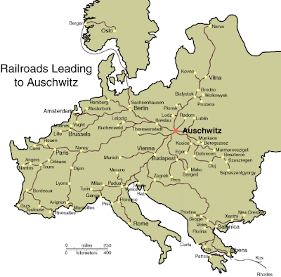 Auschwitz Camp Layout