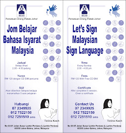 Minat Belajar Bahasa Isyarat Malaysia / Interested Learn Malaysian Sign Language