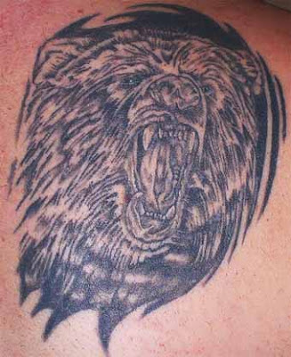 Bear Tattoo Designs Pictures. Tattoo is a fine art in which a sign or a mark 