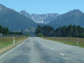 Driving along the South Island