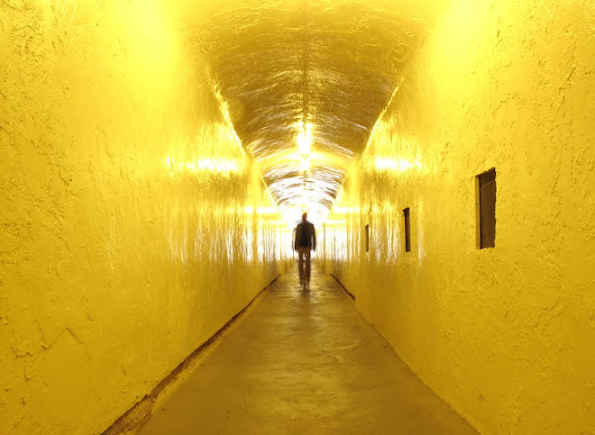 at work in the slightly cooler 'yellow tunnel', death valley np.