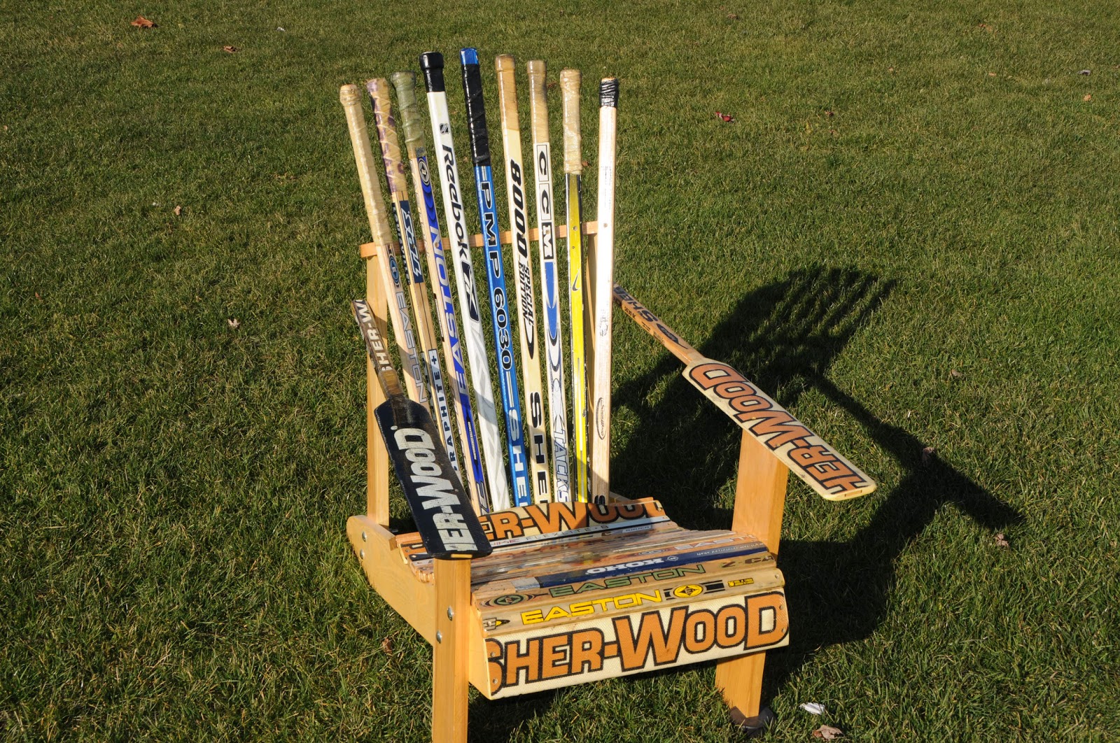 Mike's Place Hockey Stick Chairs