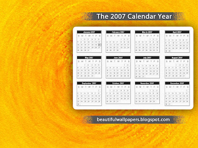 Desktop Calendar Wallpaper on Download Wallpapers Free  2007 Calendar   Desktop Wallpaper