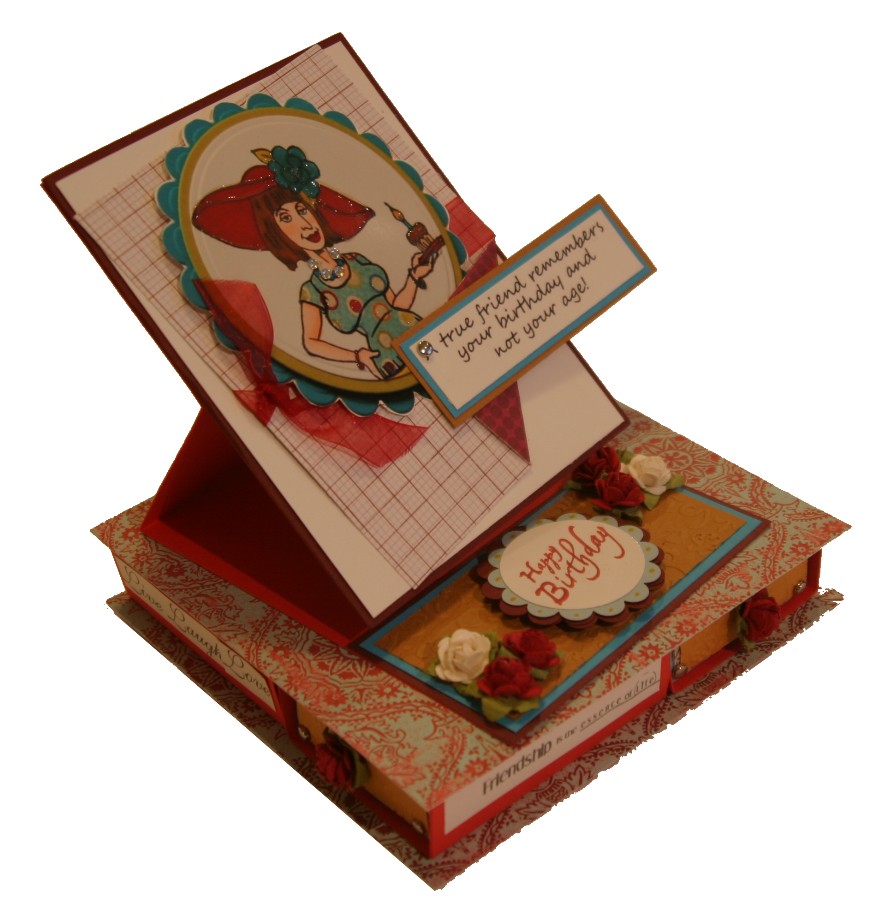 Easel Card with Drawer Box Jinkys Crafts