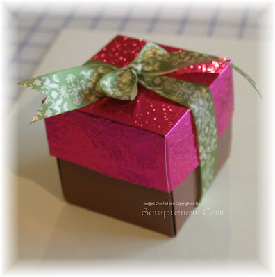 Christmas item packaging gift box Jinky's Crafts & Designs: November 2010