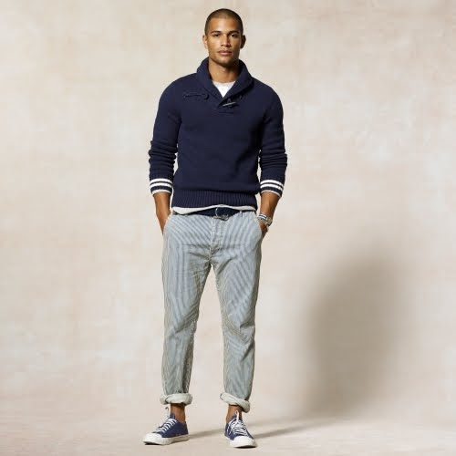 EMM (pronounced EdoubleM) RUGBY RL Railroad Stripe Jeans