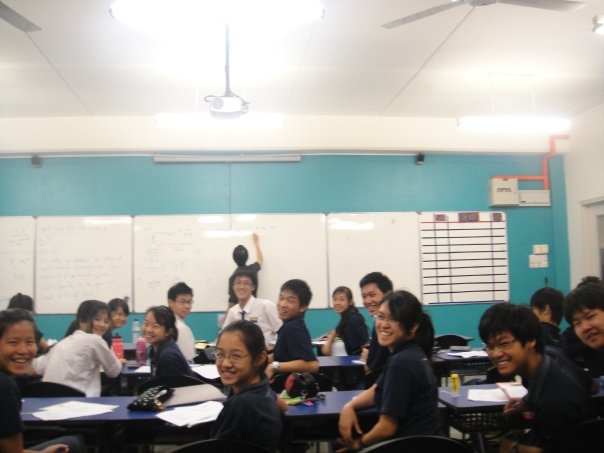 Physics class with Mr. Chu