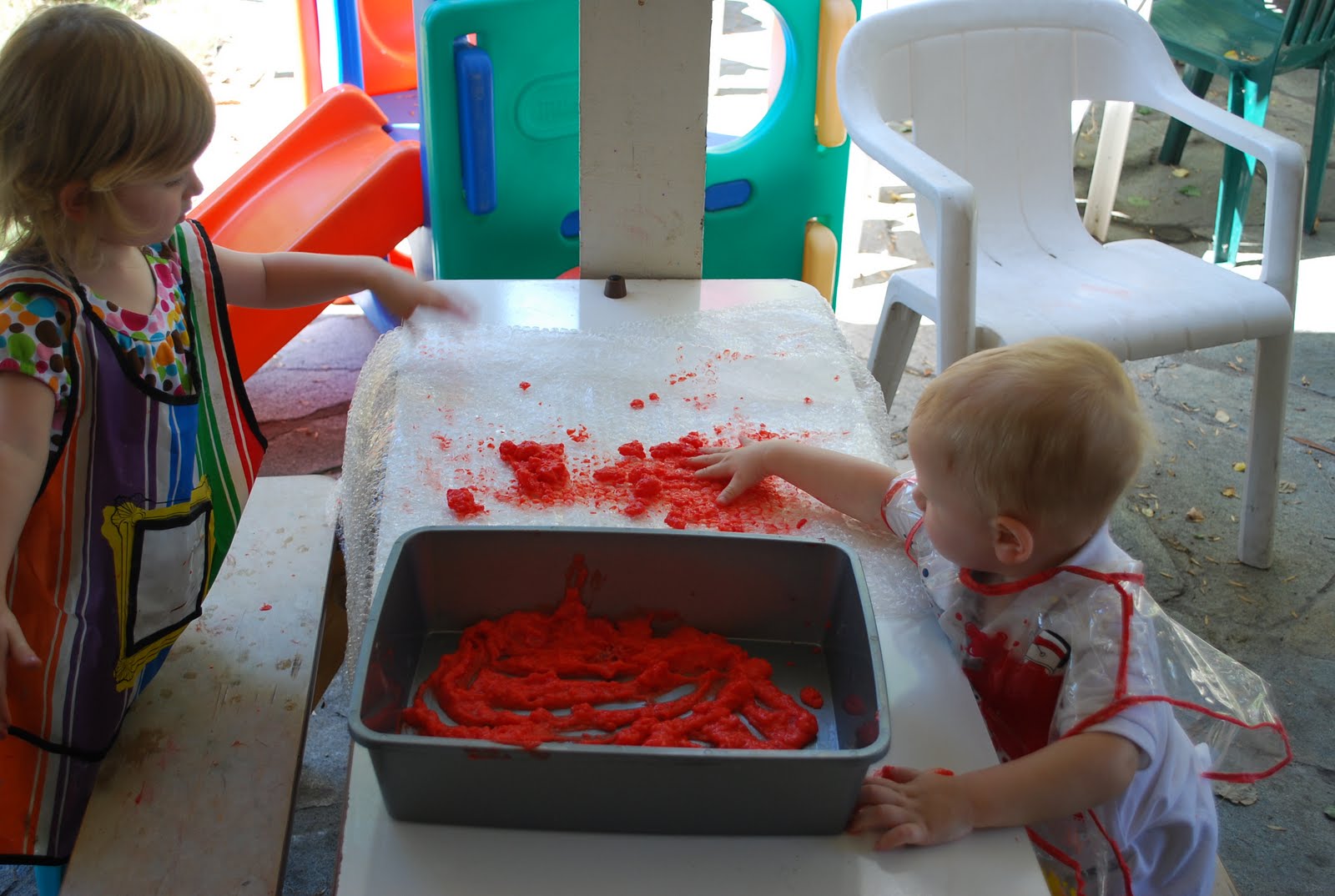 Familylicious Preschool Projects Jello Finger Paint