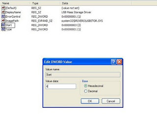 Disable access to USB ports on your PC using Registry Editor