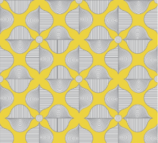 Scream! Jonathan Adler Wallpaper - Bright Bazaar by Will Taylor