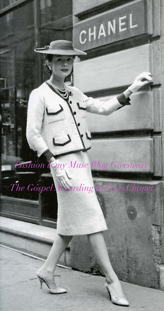 Fashion is My Muse: Giveaway: The Gospel According to Coco Chanel