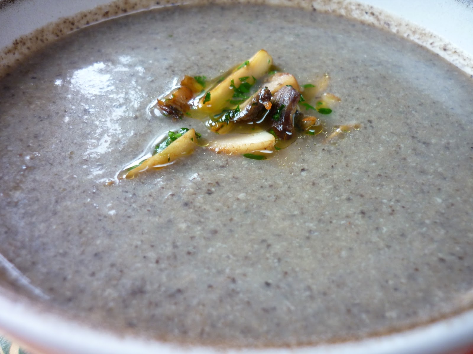 New Thinking on Food: Mushroom Soup