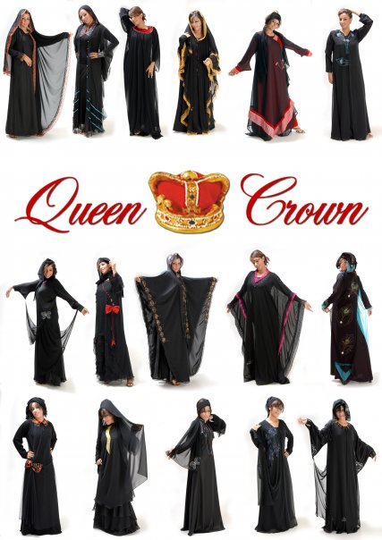 Queen Crown Abaya & Sheila