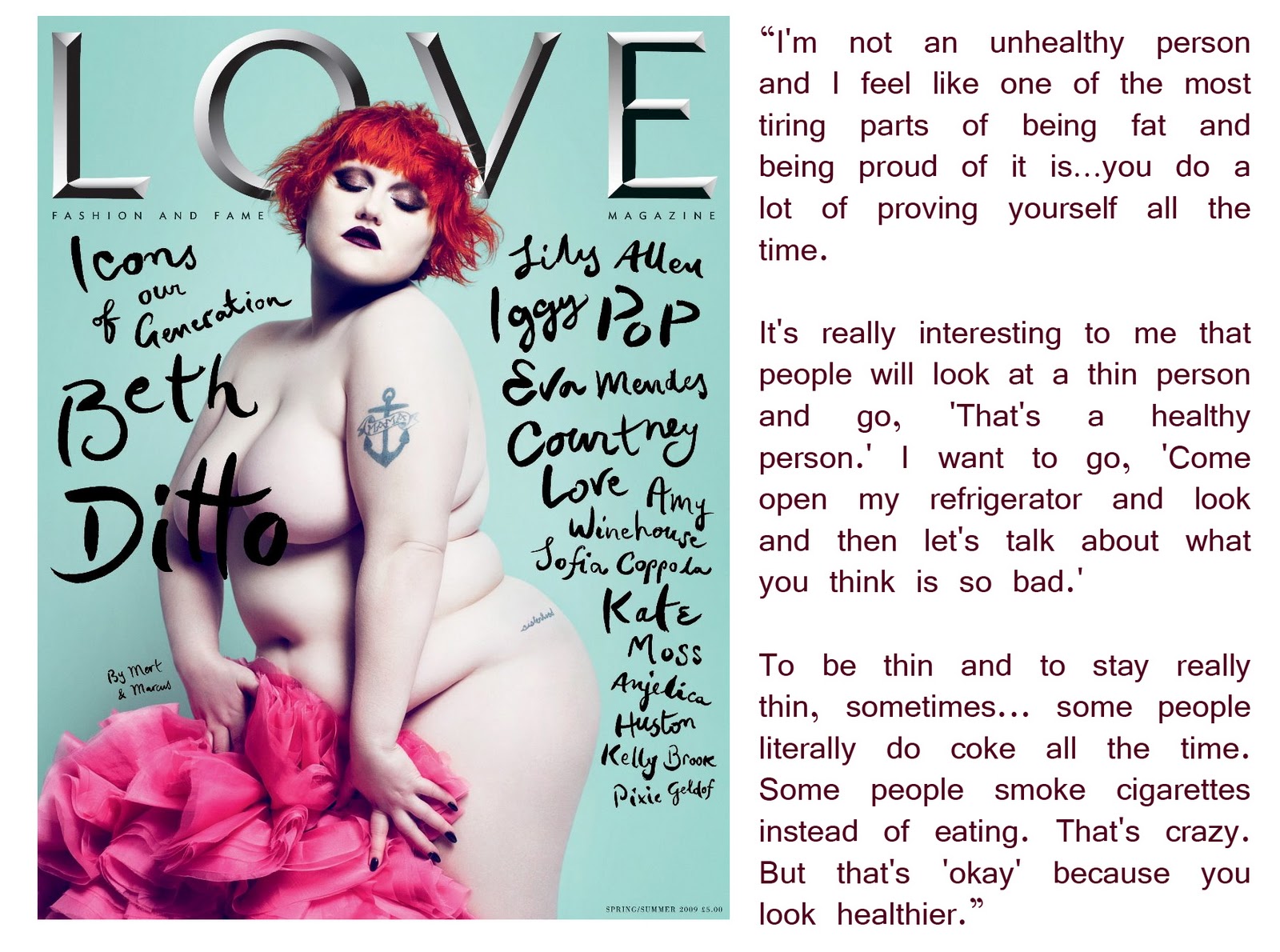 Beth Ditto hits back at the critics who call her unhealthy - Emily Jane Joh...