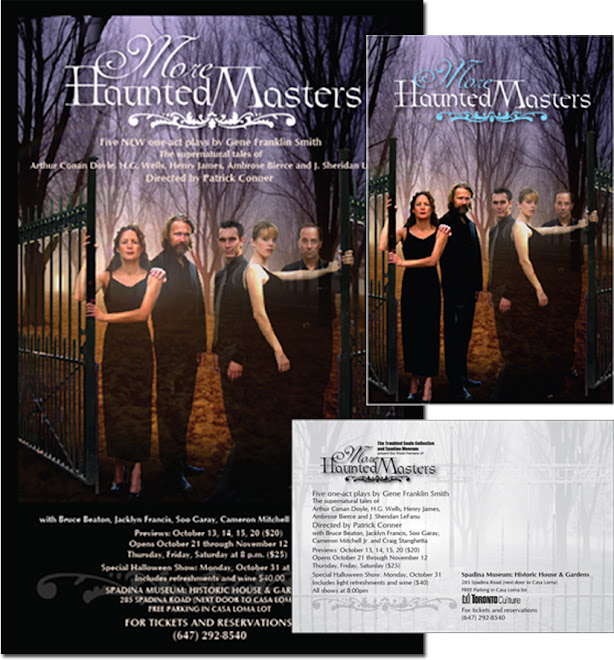 More Haunted Masters - Play at Spadina House- Year 2 - Photoraphy  - Poster Design