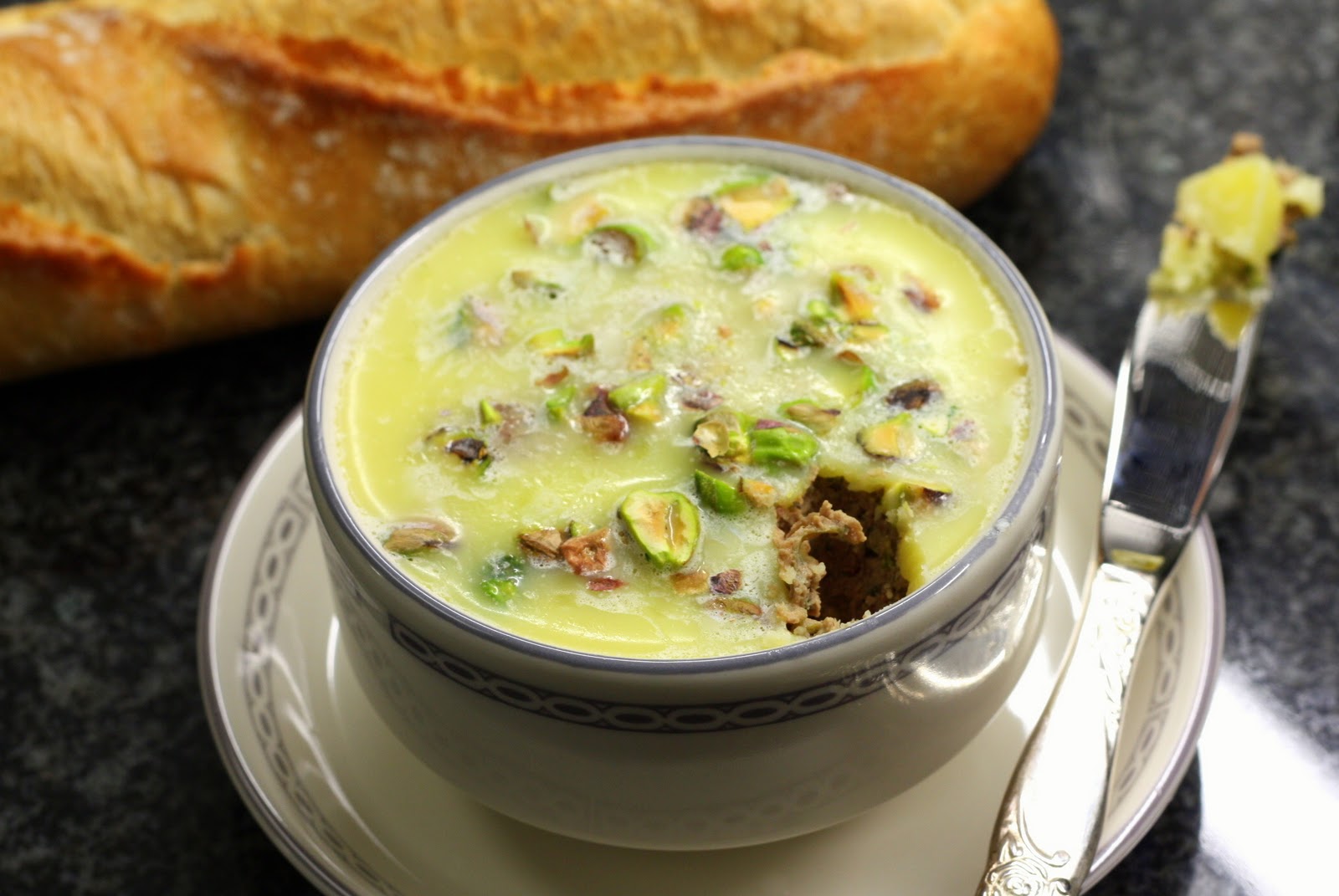 Fresh Local and Best Chicken Liver Porcini Pâté with Pistachios