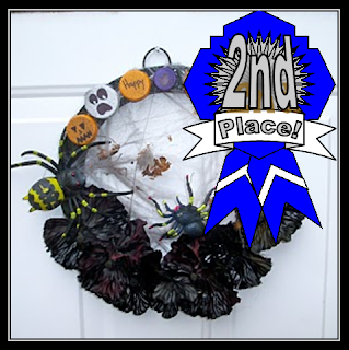 Recycled Halloween Craft Challenge 2nd Place Winner!
