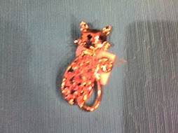 Broche gato plata y rosa pvp 10€