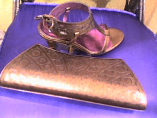 conjunto de zapato y bolso de tiffany