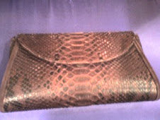 bolso pitón autentico morado pvp 90€ diseño Tiffany