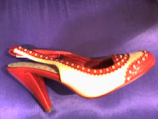 zapato blanco y rojo pvp 6€