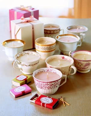 Vintage Teacup Candles