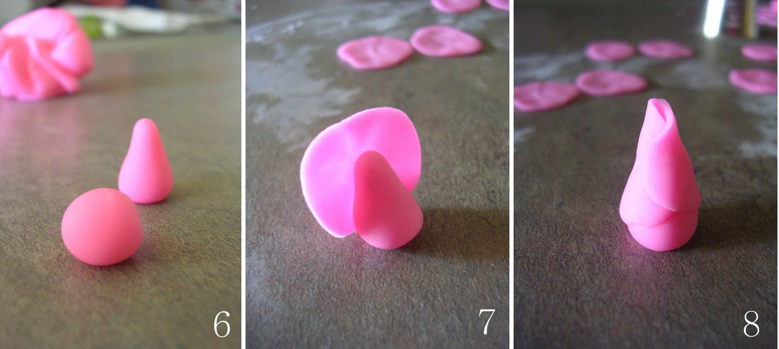 The Busty Baker How To Making Fondant Roses