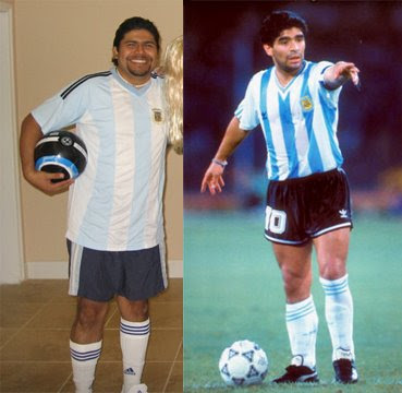 diego maradona fancy dress