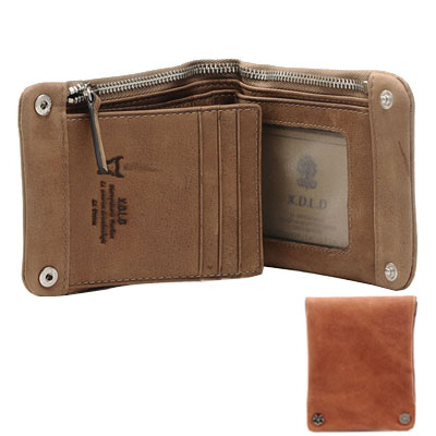 mens leather wallets with zipper