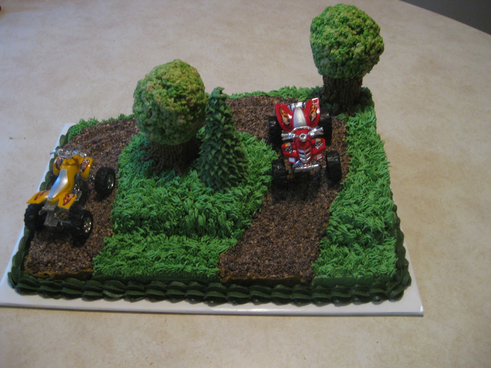 Cakes by the Sugar Cains: Four Wheeler Birthday Cake