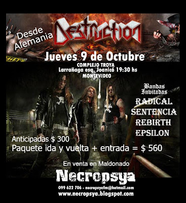 09/10- Destruction en Uruguay- Montevideo AFICHE+destruction