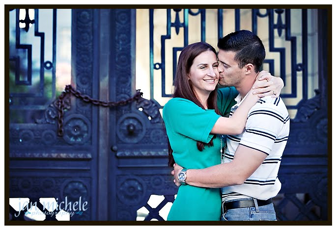 spring engagement portrait washington dc