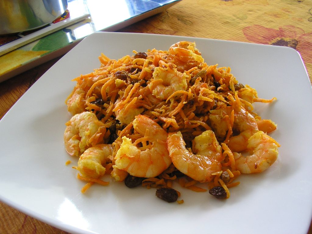 Les petits plats de Tata Ginie: Poêlée de crevettes aux ...