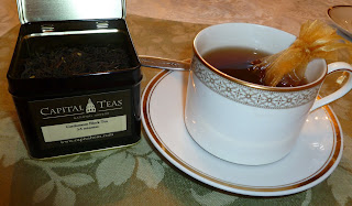 hot cup of cardamom tea from Capital Teas