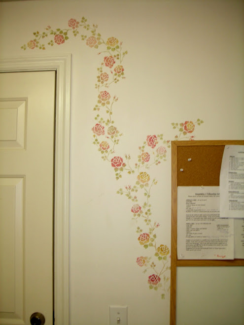 Roses in a church kitchen