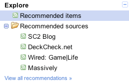 Recommended items