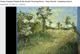 Napa Valley Art Camp Gary Garrett Palette Knife Painting