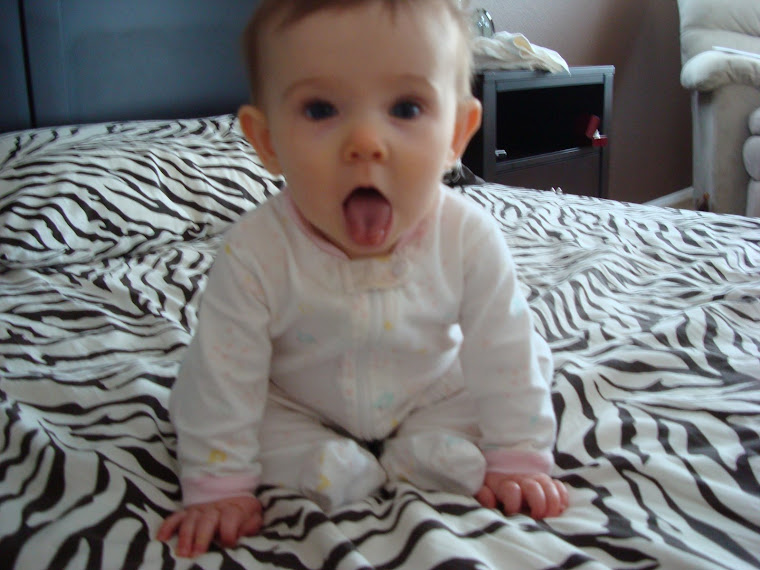 Daddy is already teaching me impersonations. Don't I do a good doggy!!